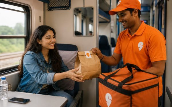 Swiggy’s Food on Train Expands to 180+ Cities, orders 3x in Q1 FY27