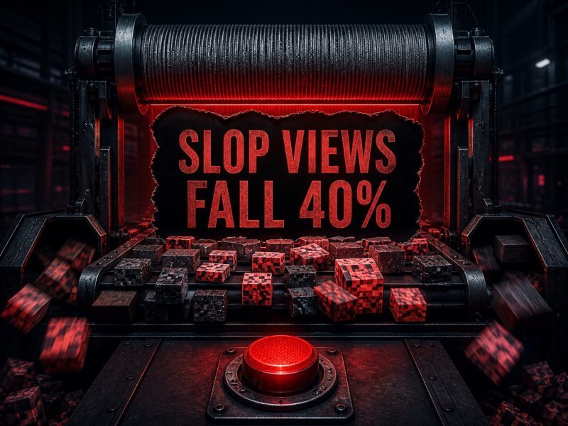LinkedIn ‘AI Slop’ Button Hits 1M Clicks, Cuts Slop Views by 40%