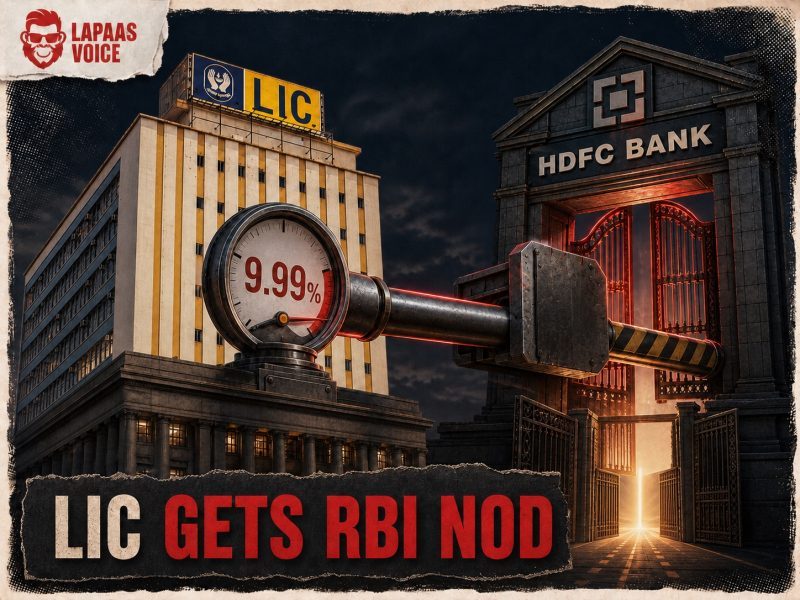 LIC HDFC Bank Stake Can Rise to 9.99% After RBI Nod