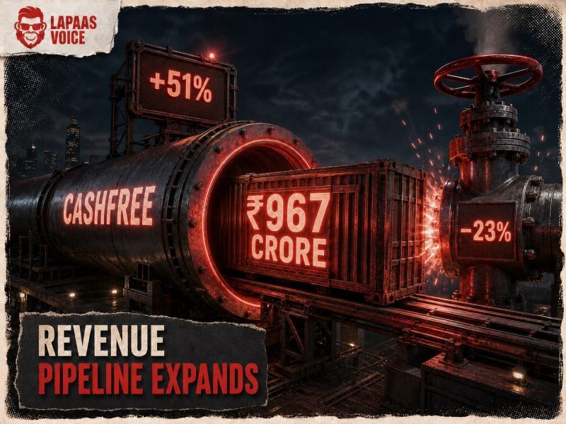 Cashfree Revenue Rises 51% to ₹967 Crore