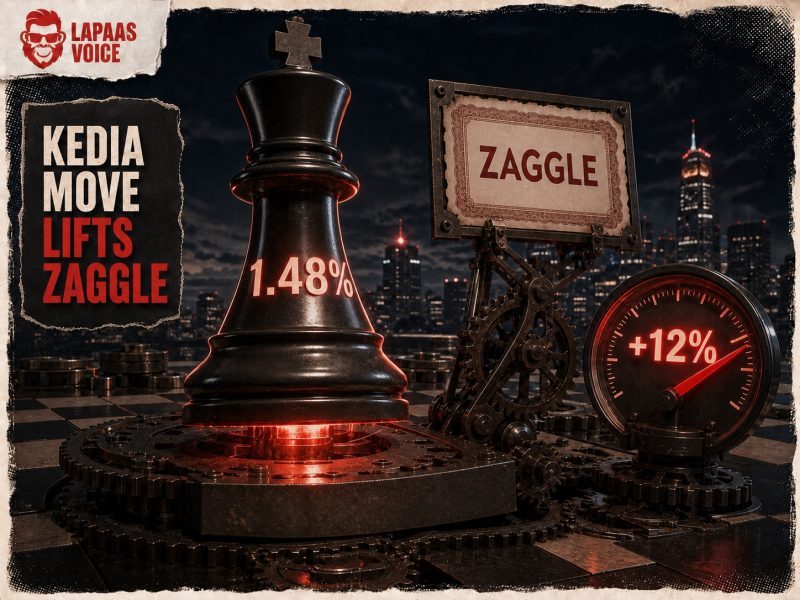 Zaggle Shares Jump 12% After Kedia Buys Stake