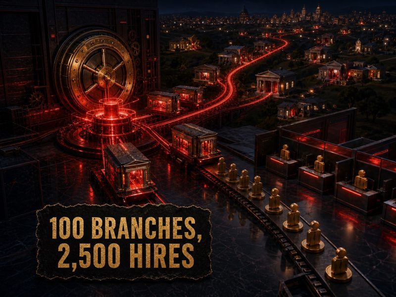 Indian Bank To Open 100 New Branches, Hire 2,500 Staff In FY27