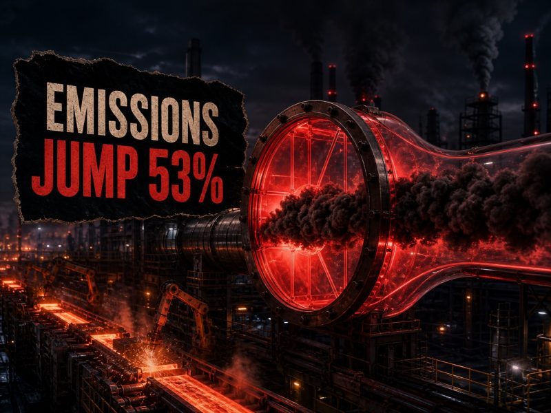 Indian Company Carbon Emissions Jump 53% in FY25
