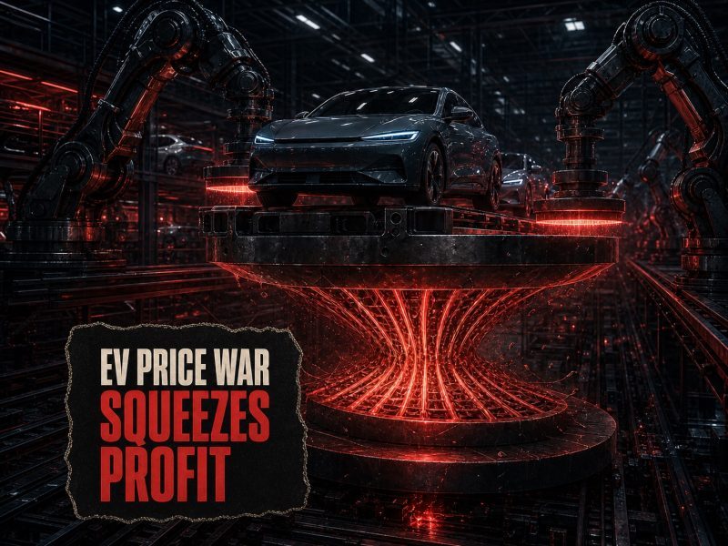 BYD Shares Slide as China EV Competition Cuts Profit