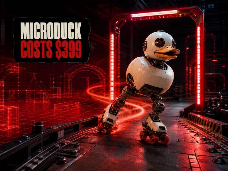 Microduck Robot: Hugging Face’s $399 Roller-Skating Bot