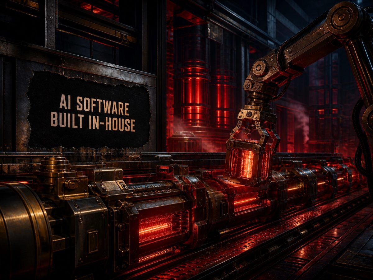 Corporate AI workshop moving software development inside company walls