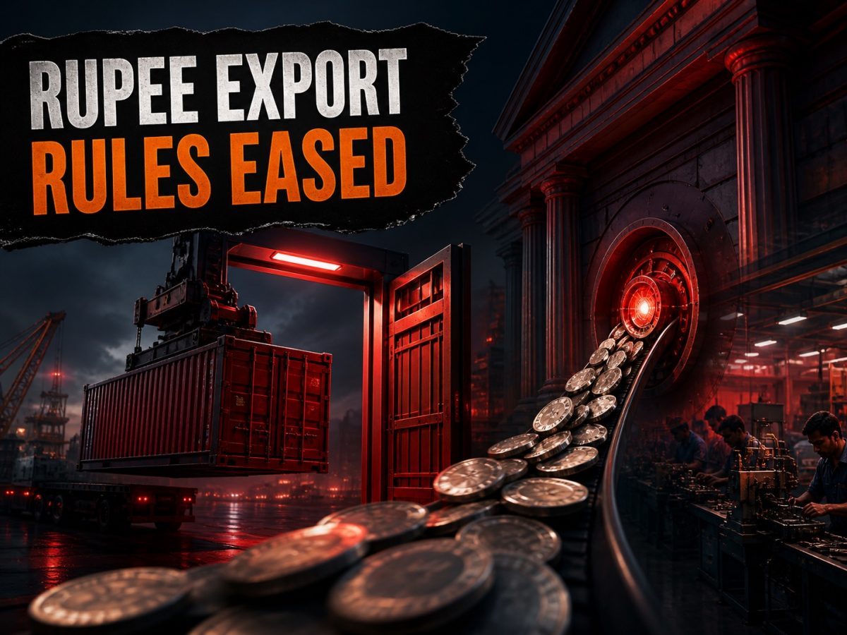 Export cargo passes an open regulatory gate while domestic-currency payments flow back to manufacturers