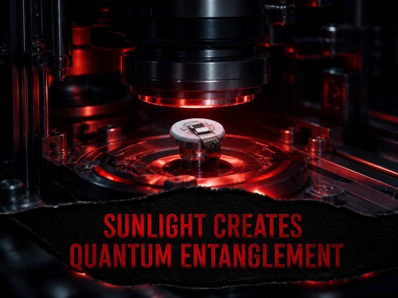 Scientists Create Quantum Entanglement Directly From Sunlight