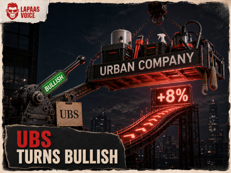 Urban Company Shares Rise 8% After UBS Turns Bullish