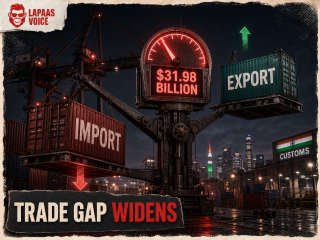 India’s July 2026 Merchandise Trade Deficit Hits $31.98 Billion