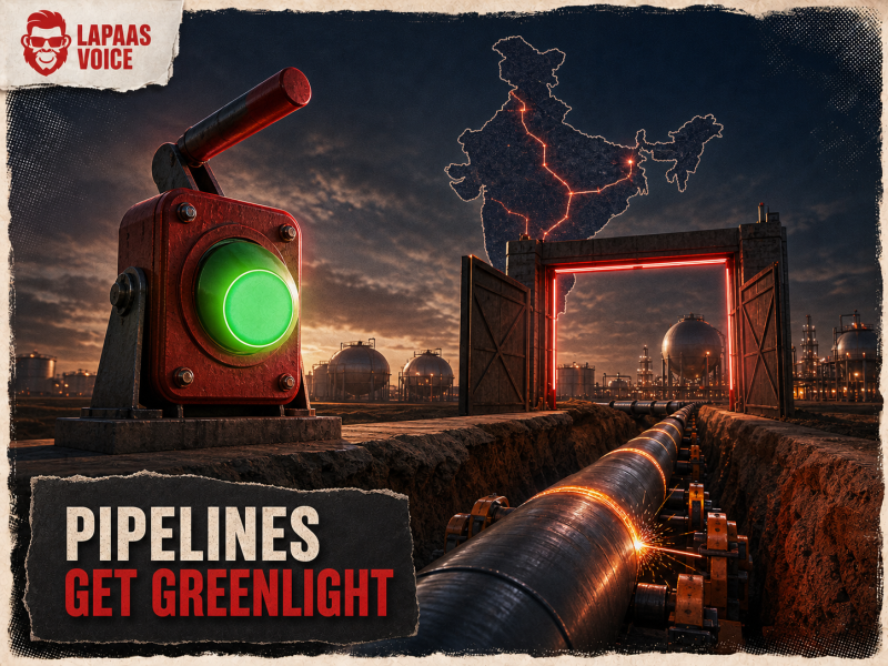 LPG Pipeline Projects Get Nod for Rs 7,000 Crore Build