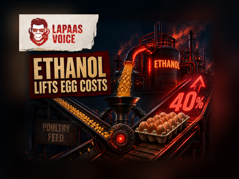 Egg Prices Surge 40% As Ethanol Demand Pushes Up Maize Costs