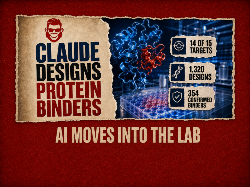 Protein Binders: Claude Hits 14 of 15 Lab Targets