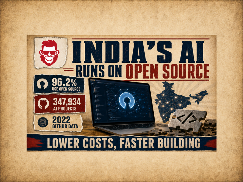 96.2% of India’s AI developers rely on open-source tools