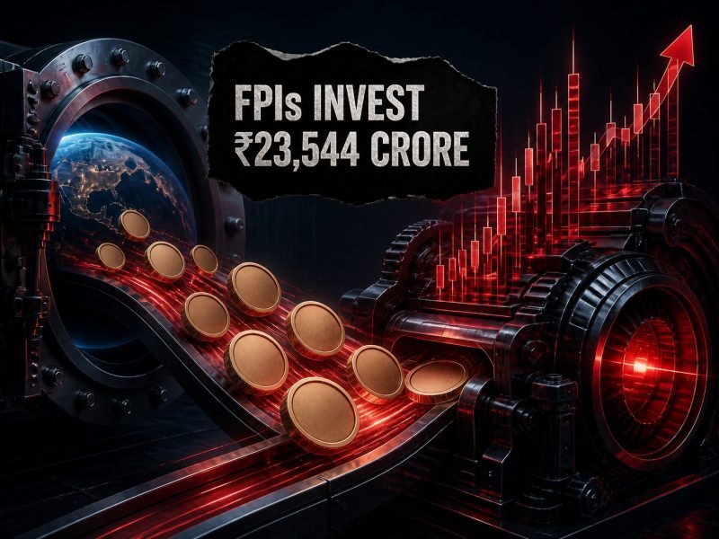 FPIs Invest ₹23,544 Crore in Indian Market in August