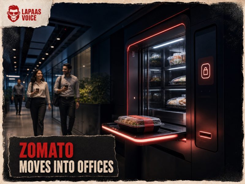Zomato Pilots Food Vending Machines in Gurugram Offices