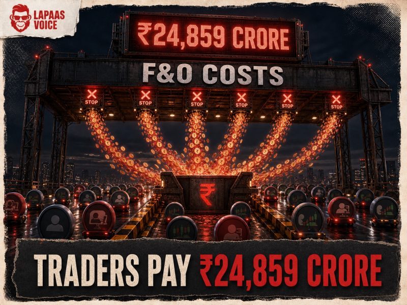 Retail Traders Paid Rs 24,859 Crore In F&O Transaction Costs In FY26