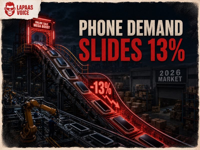 India Smartphone Market Faces 13% Decline In 2026
