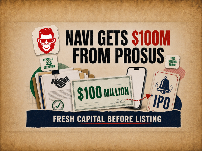 Navi Funding: Prosus Invests $100 Million Ahead of IPO