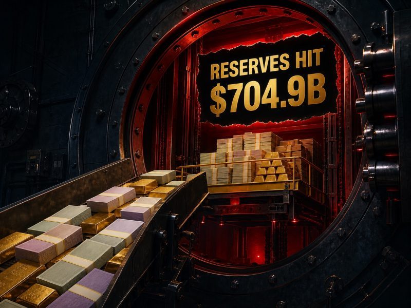 India Forex Reserves Hit Record High Near $705 Billion