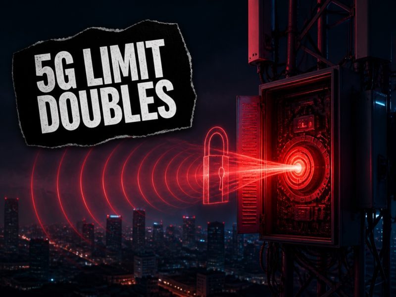 5G In India: Govt To Raise Tower Radiation Limit From 5 To 10 W/sq m: Report