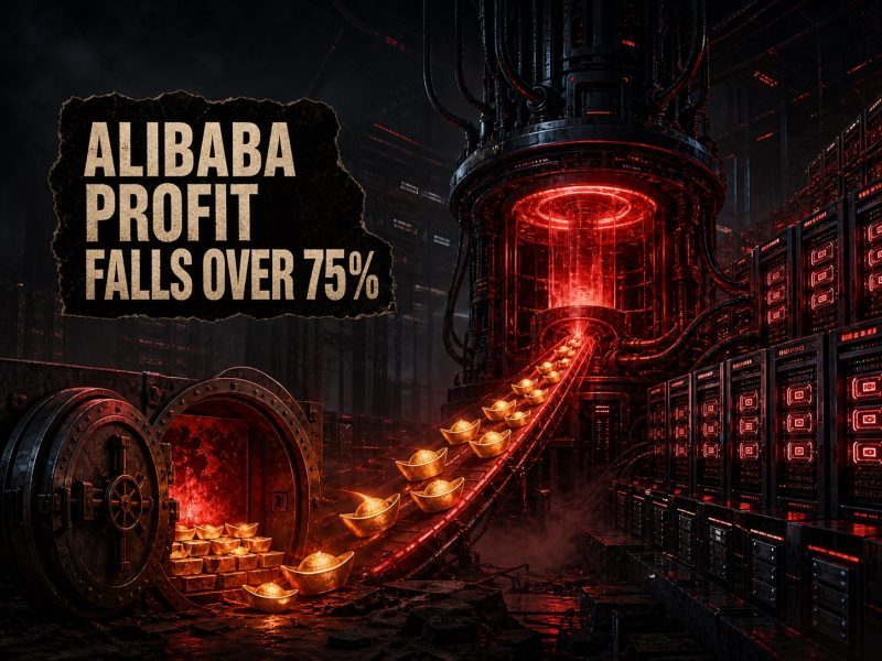 Alibaba Profit Falls Over 75% as AI Spending Hits $10 Billion