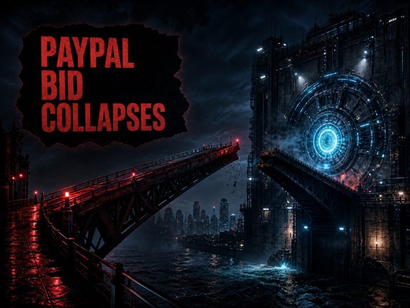 PayPal Bid Collapse Sends Shares Down 15%