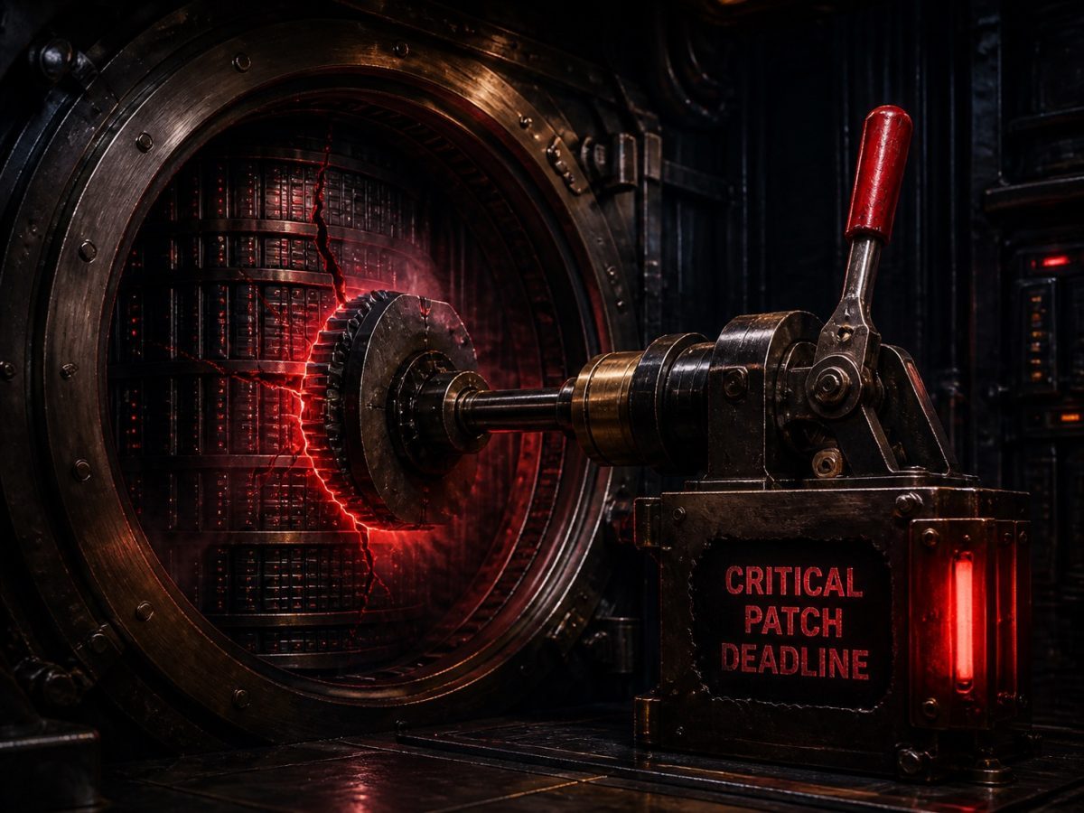 Emergency patch mechanism sealing a database security flaw