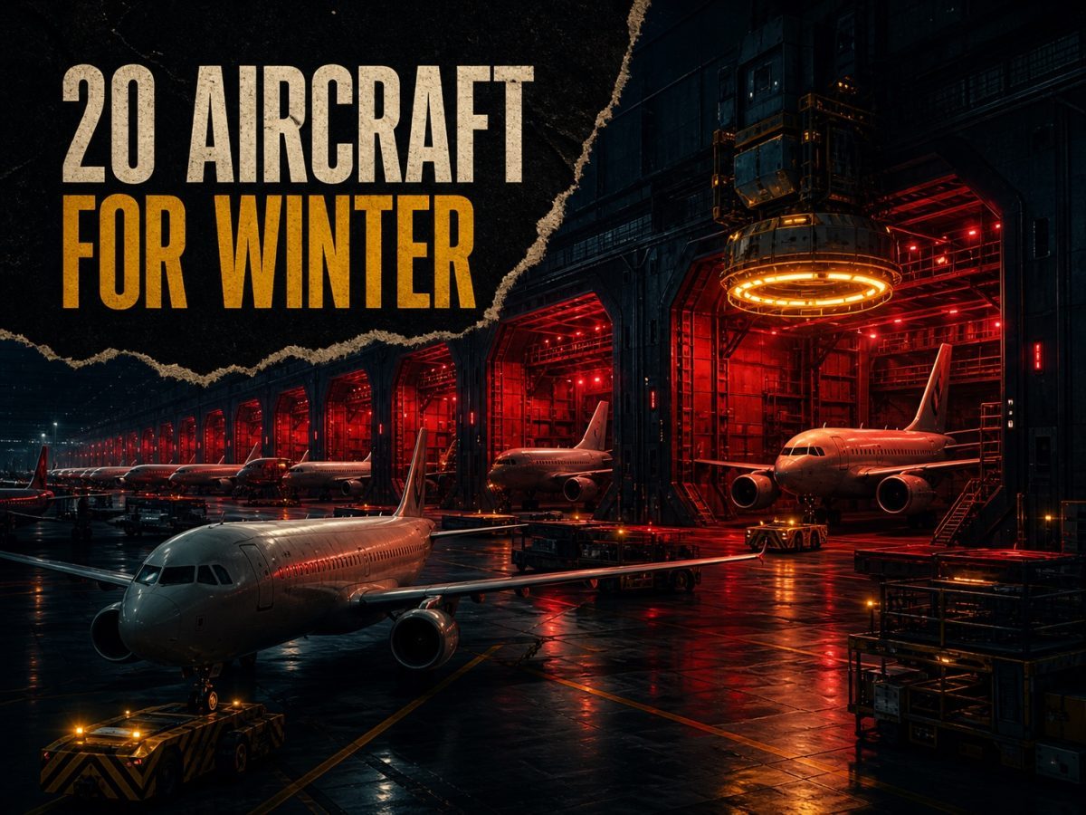 Aircraft prepared in hangars for SpiceJet winter lease capacity