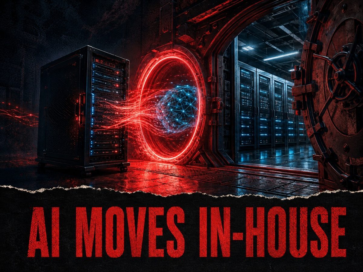 Enterprise AI platform moving models into a customer-controlled data center
