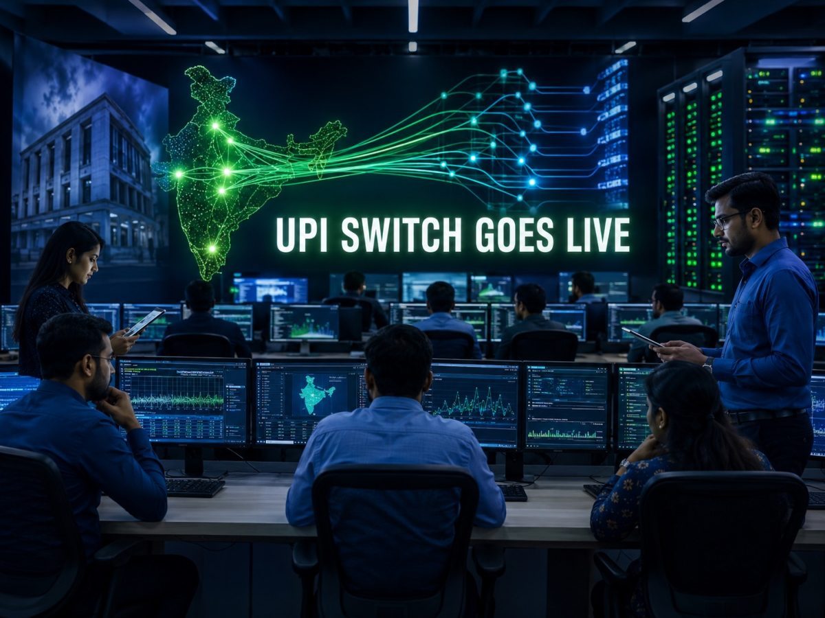 Upi Switch Goes Live: Viyona UPI switch editorial illustration