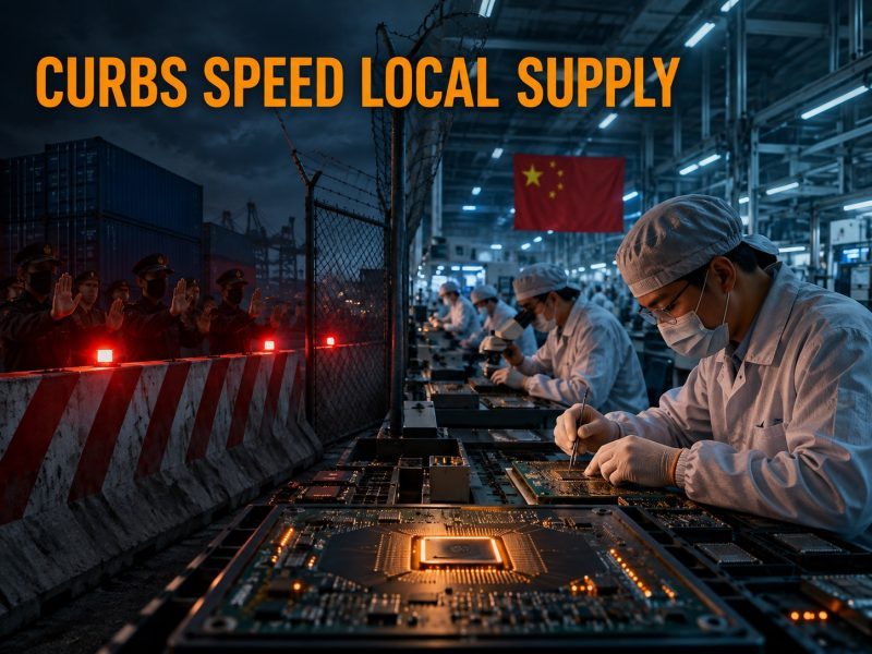 US Export Controls Accelerate China Tech Substitution