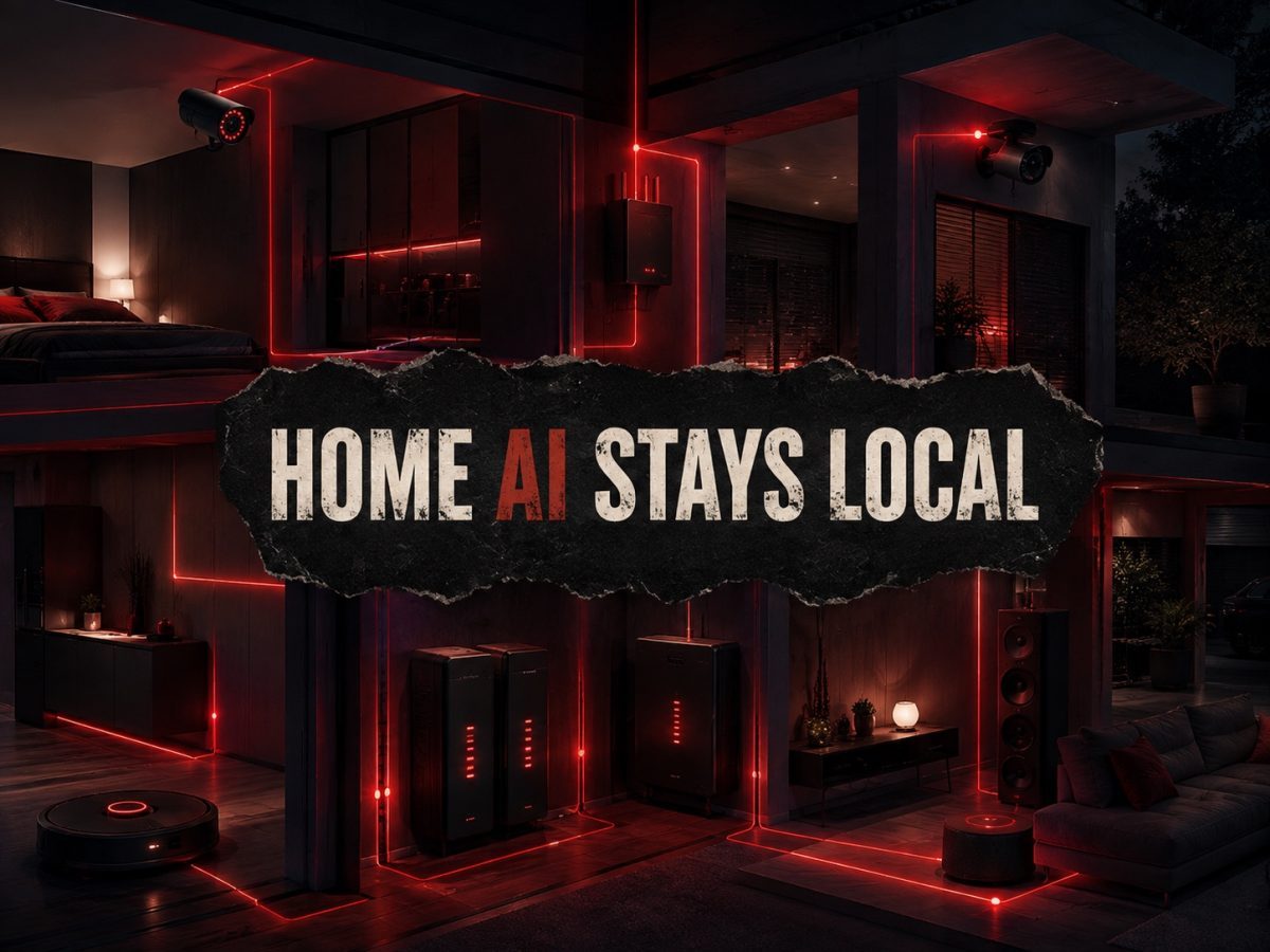 Home Ai Stays Local: Anker MindBase editorial illustration