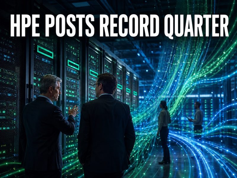 HPE Record Revenue Rises 34% as AI Demand Grows