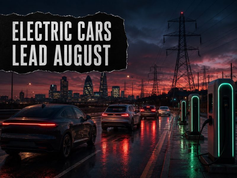 UK Electric Car Sales Lead August Powertrain Mix in 2026