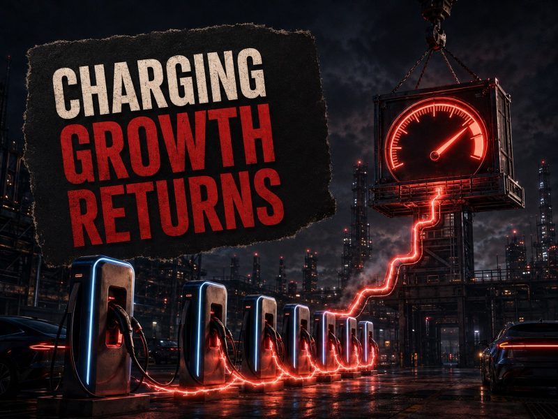 ChargePoint Growth Returns as Revenue Rises 18% Today