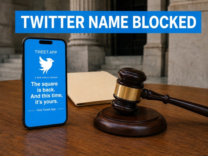 Twitter Trademark Dispute Splits Name From Tweet Mark