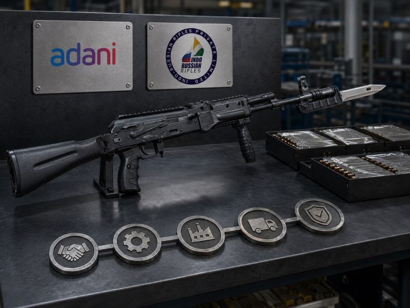 Adani Defence AK-203 Ammunition Pact Runs Five Years