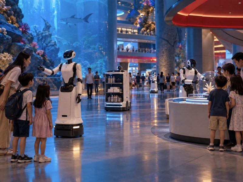 AGIBOT Puts 300 Robots to Work at Chimelong