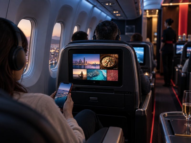 Air India Vista Turns Seatbacks Into Commerce