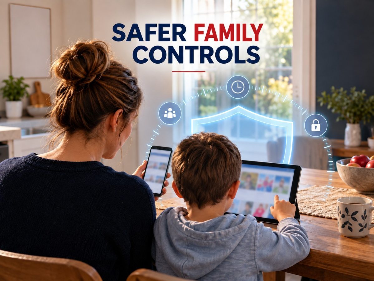 Apple child safety controls editorial news image
