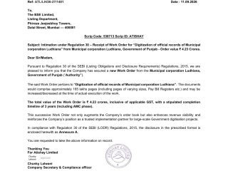 Atishay Digitisation Order Covers 16.5M Pages