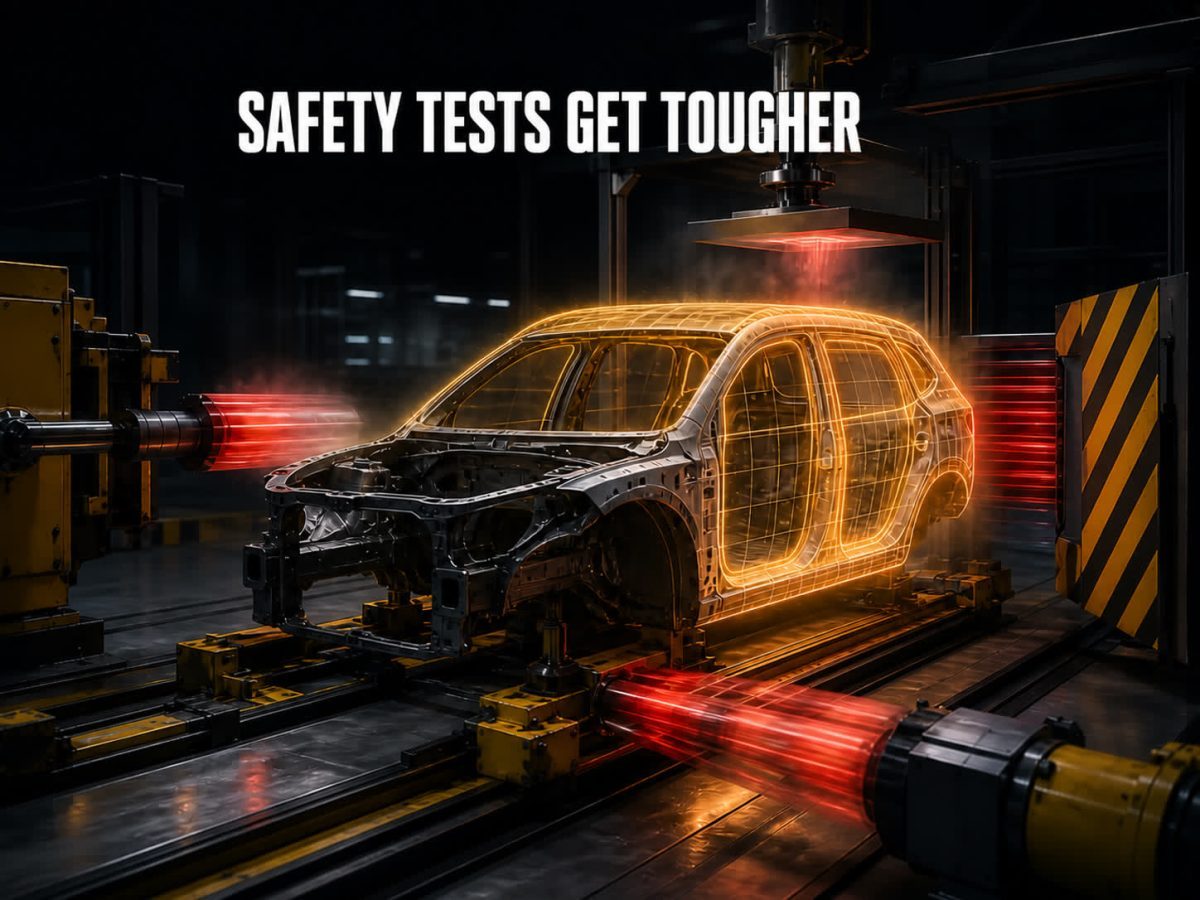 Bharat NCAP 2.0 crash-test illustration