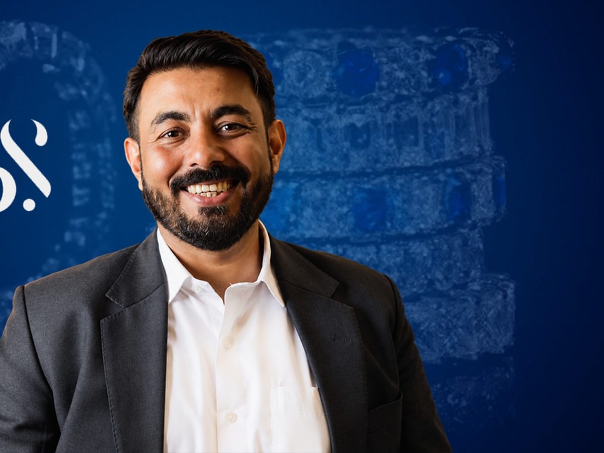 BlueStone board appointment story with Amit Jain and BlueStone’s event-specific identity artwork