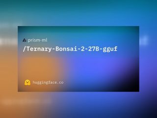 Bonsai 2 27B Shrinks Local AI to 5.9GB