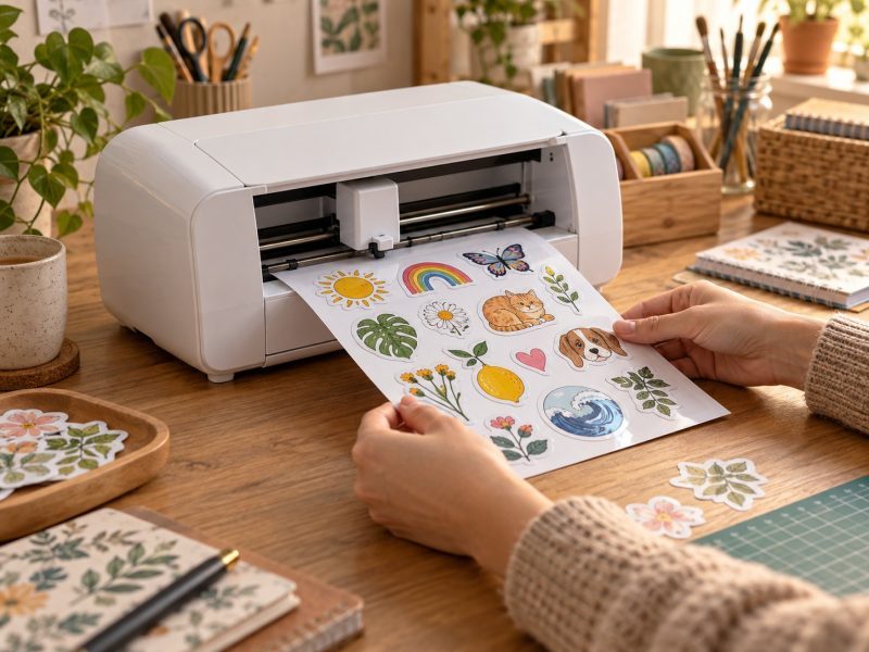 Cricut StickerPix Combines Print, Laminate and Cut