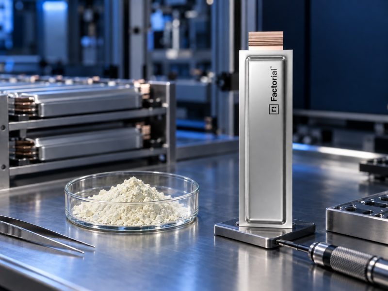 Factorial–Mitsui Deal Targets Battery Scale