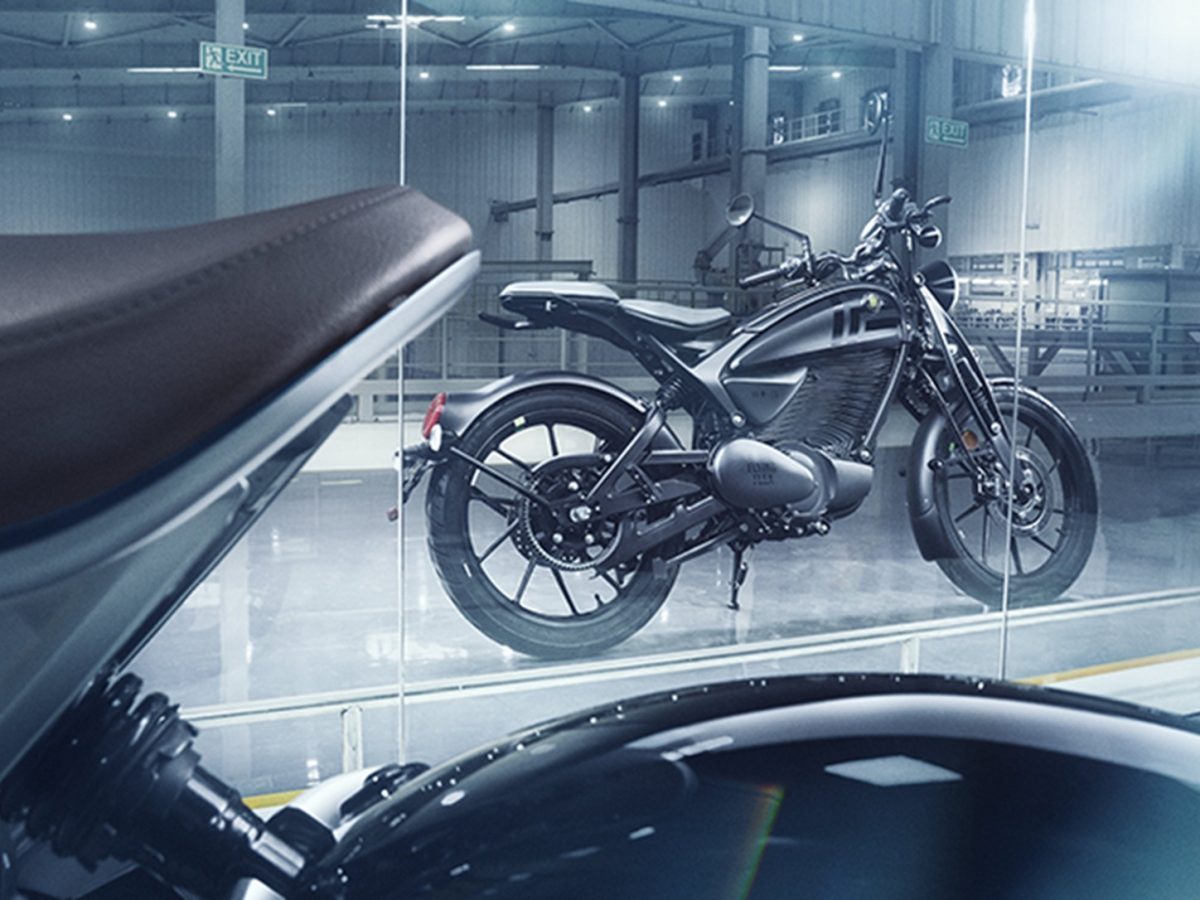 Flying Flea C6 Europe launch represented by the exact official motorcycle in Royal Enfield’s real factory display.