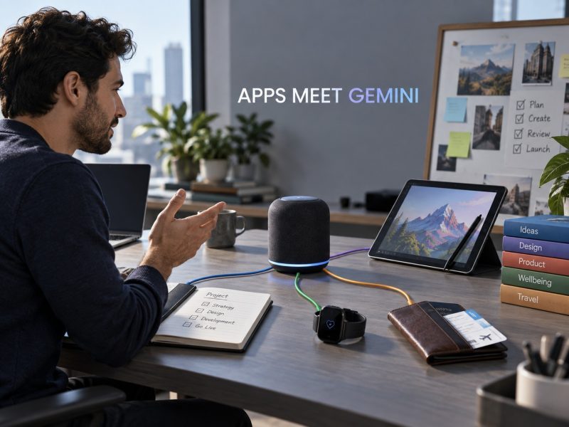 Gemini Connected Apps Turn Chat Into a Control Layer