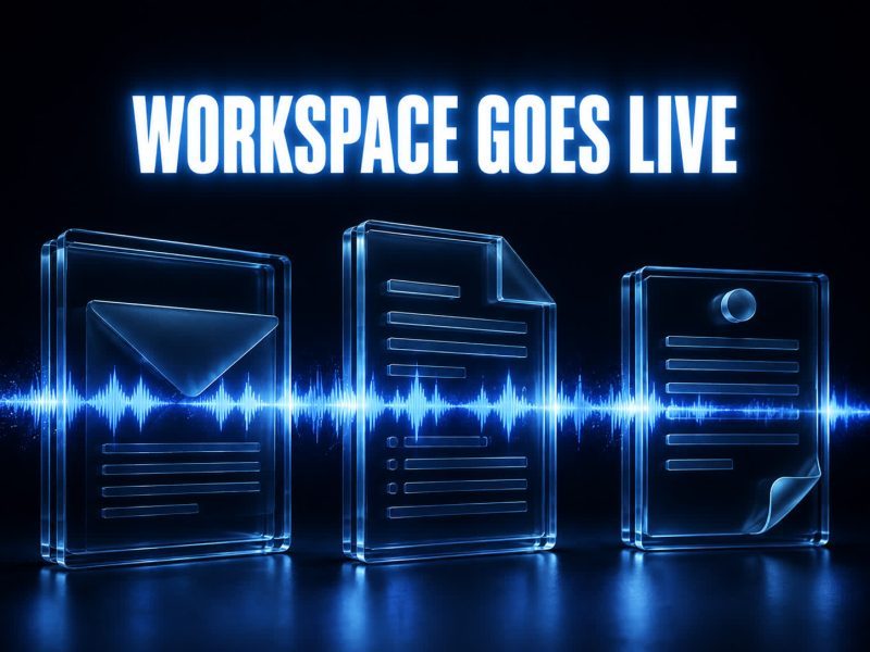 Google Gemini Live Brings Voice to Workspace Apps Now